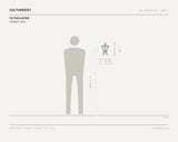 FILTHCLUSTER, FA666OT, 2026 — scale drawing, 9 × 11 inches, with a 5 ft 10 in figure for scale