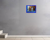 JJ QUINN, One of the Boys #2, 2023 — shown in situ, true to scale
