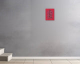 Court Watson, Couple in Red, 2026 — shown in situ, true to scale