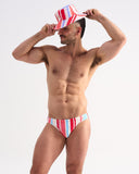 Teamm8 Cabana Bikini Swim Brief - Pink Mix