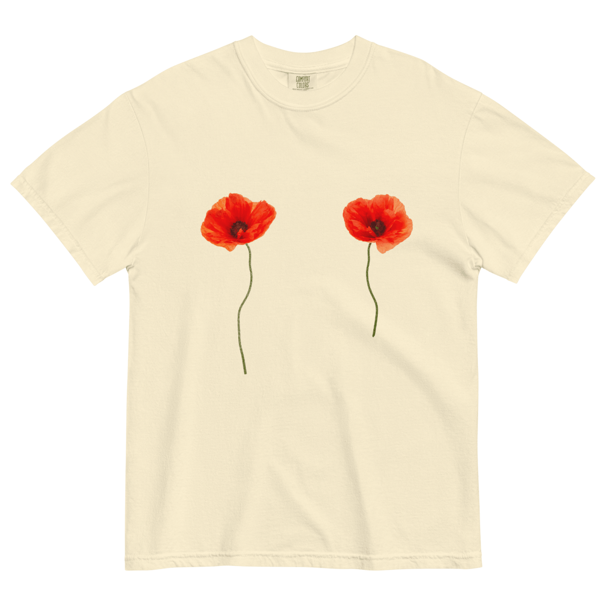 Poppy Flower Tits Shirt