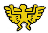 Keith Haring - Angel Pin: Yellow