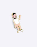 Roger enamel pin by Dicks Don't Lie