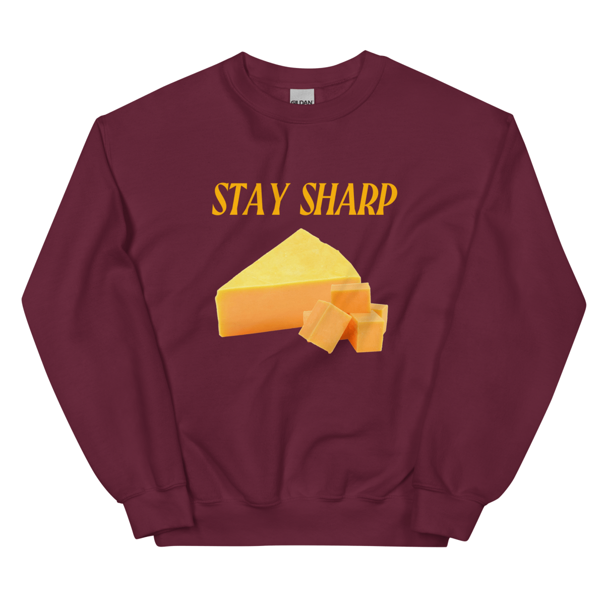 Stay Sharp Cheddar Cheese Sweatshirt