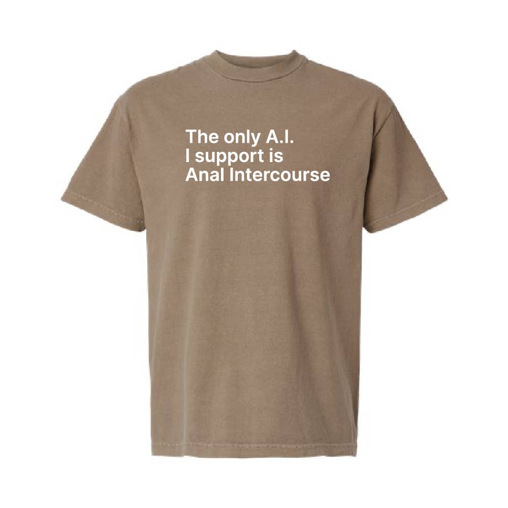 The Only A.I. I Support Is Anal Intercourse T-Shirt