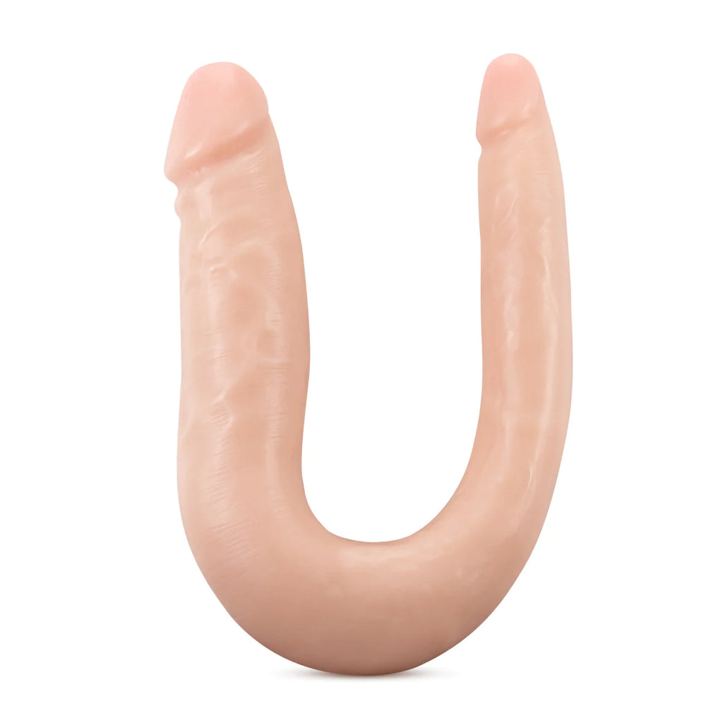 Dr. Skin Silicone Dr. Double Vanilla 12.5-Inch Long Double Dildo