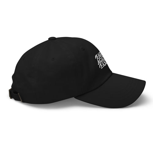 Faggot Against Fascism Dad Hat by YES HOMO in Black
