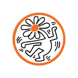 Flower By Keith Haring (Spring) - Die-Cut Sticker