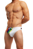 Rainbow Swim Brief by Jack Adams in 2 colors