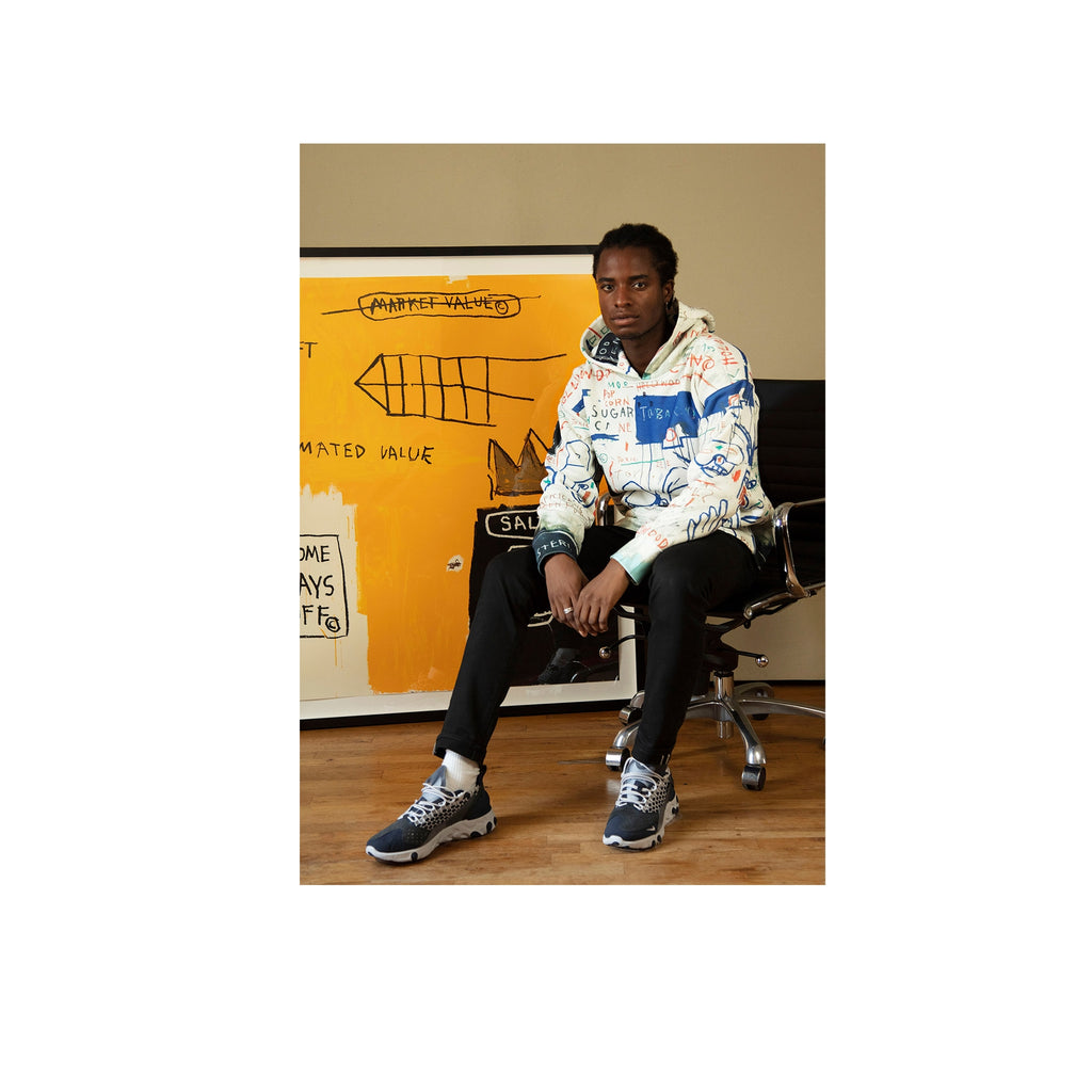 Jean-Michel Basquiat Hollywood Africans Hoodie