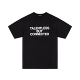 Talentless Mens Connected Tee Pitch Black