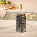 Vacu Vin Keith Haring wine cooler in a table setting