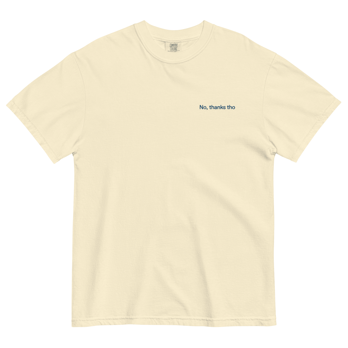 No, Thanks Tho Embroidered Shirt