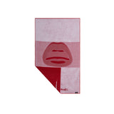 Tom Wesselmann Mouth Icon Jacquard Beach Towel