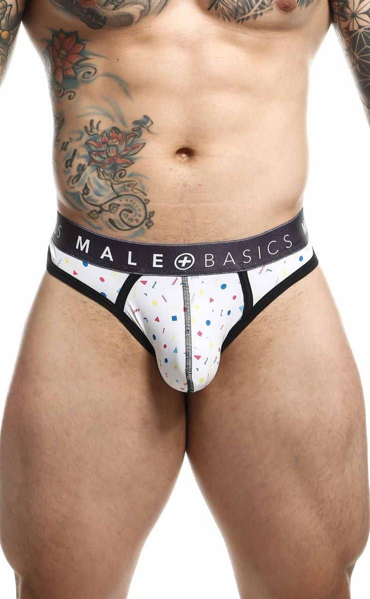 Malebasics Sexy Pouch Thong - Confetti