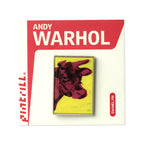 Andy Warhol Cows Yellow/Red Pin