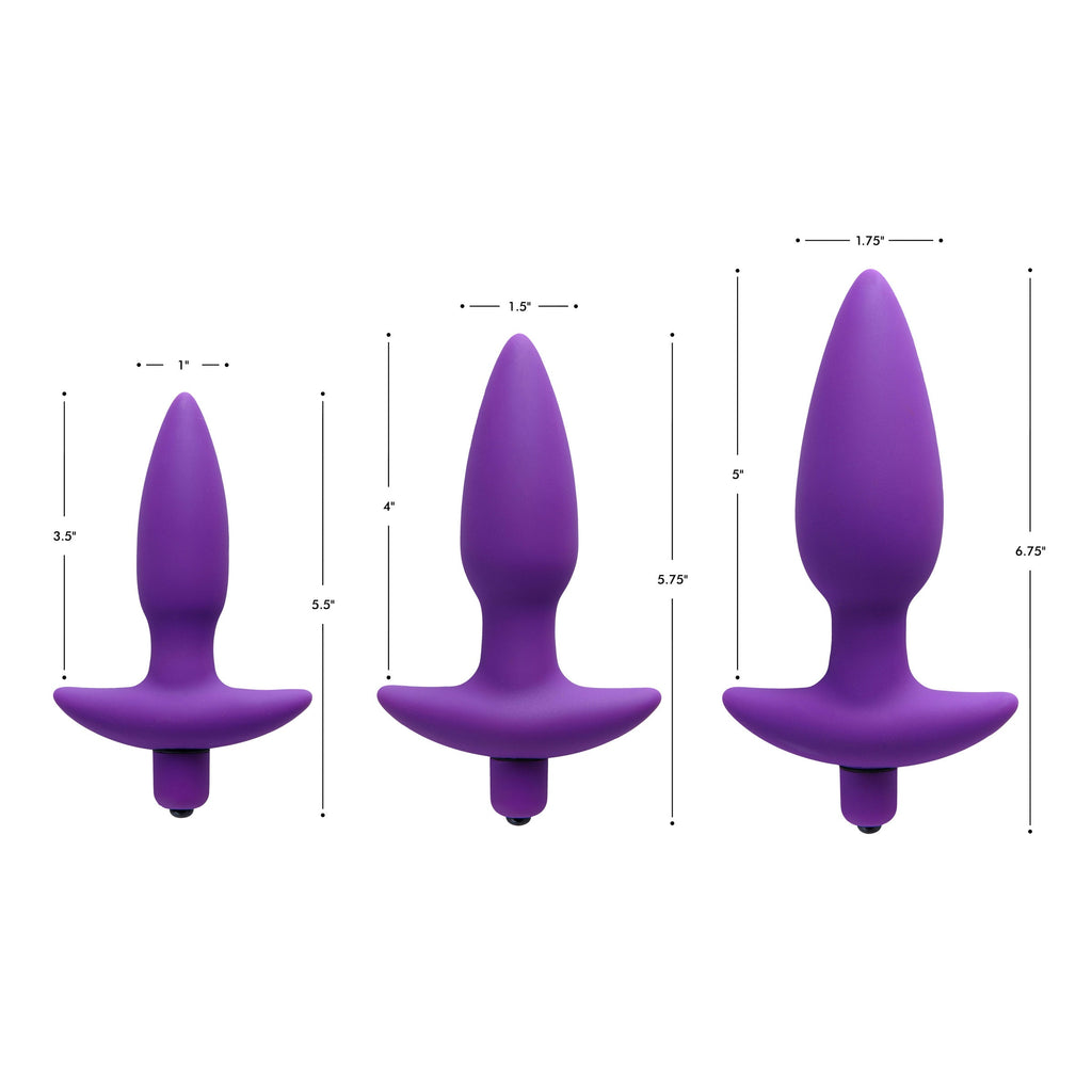Vogue Aria Vibrating Silicone Anal Plug - Medium