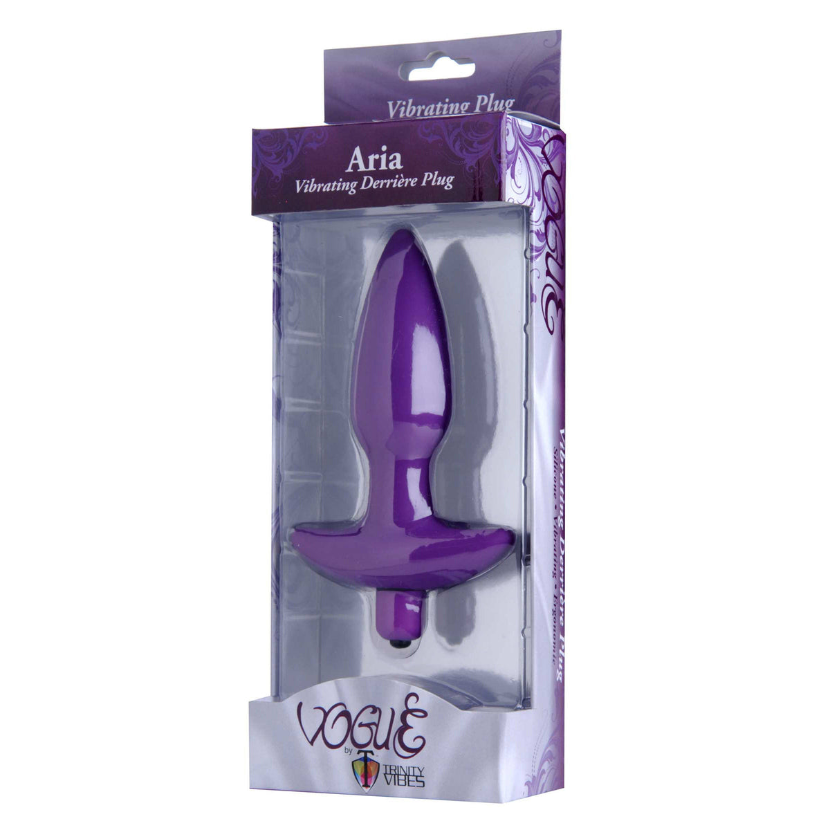 Vogue Aria Vibrating Silicone Anal Plug - Medium