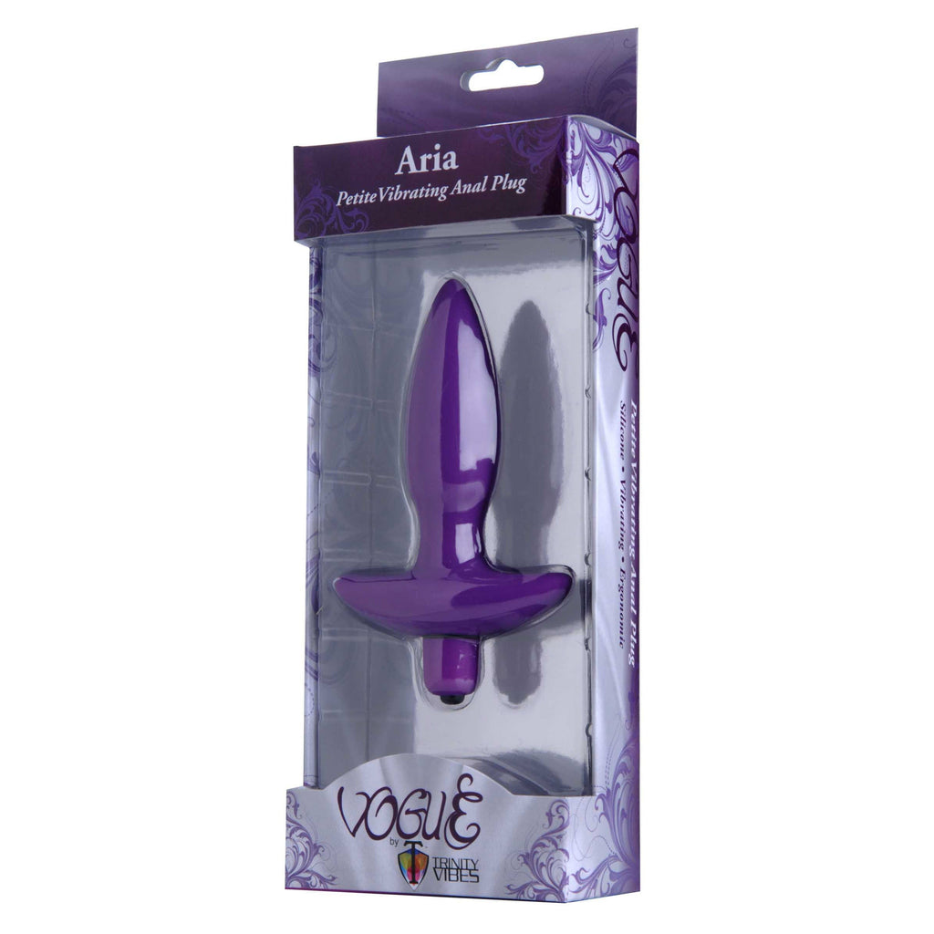 Vogue Aria Vibrating Silicone Anal Plug - Small