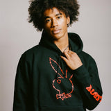 PLAYBOY Tough Love Rabbit Head Hoodie