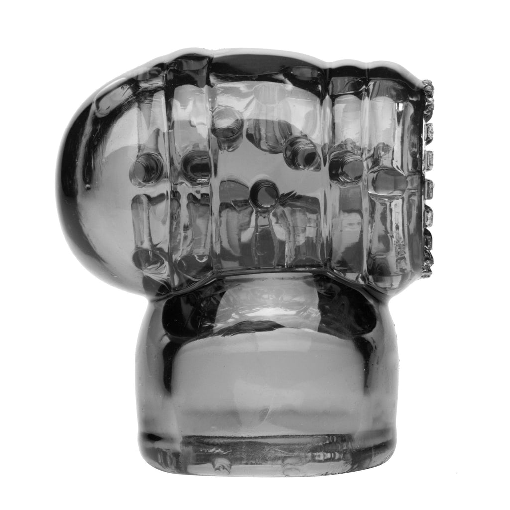 Wand Essentials Black Vibra Cup Male Masturbation Wand Attachment