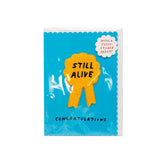 Still Alive Chenille Patch Gift Card by Adam J. Kurtz x Third Drawer Down