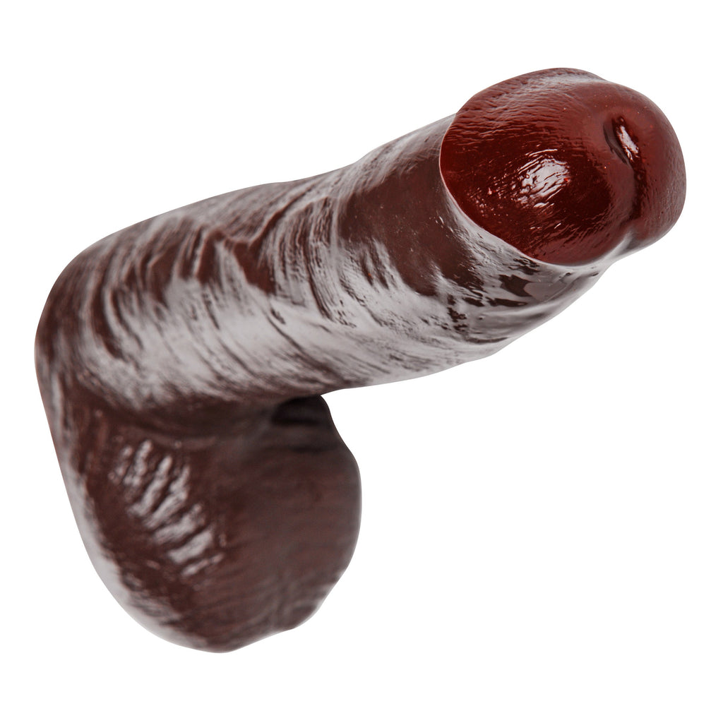 SexFlesh Chocolate Cock 8 Inch Realistic Dildo