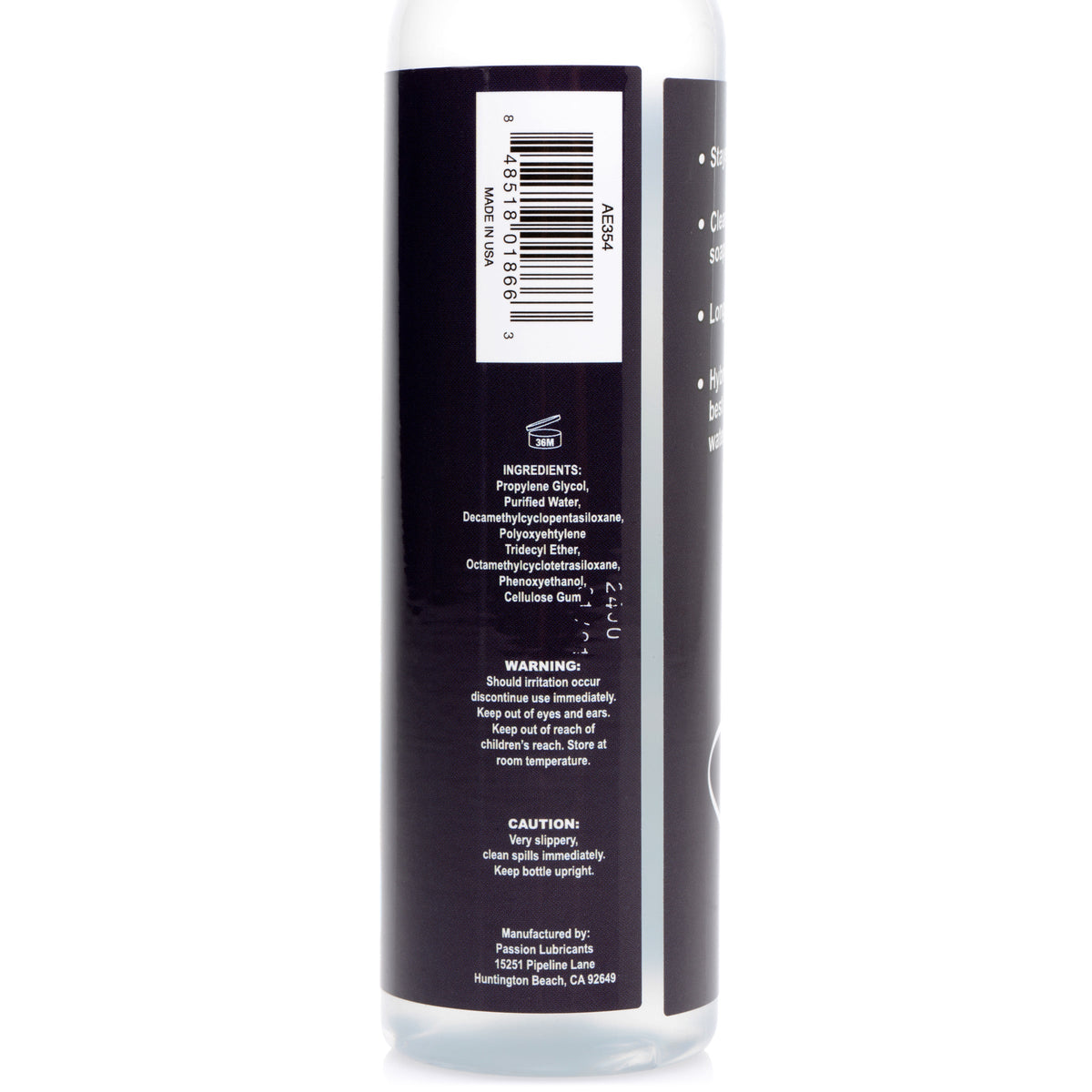 Passion Hybrid Water and Silicone Blend Lubricant - 8 oz