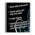 Passion Hybrid Water and Silicone Blend Lubricant - 8 oz