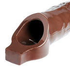 Size Matters Really Ample Penis Enhancer Sheath - Brown