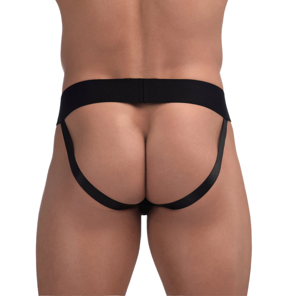 Menagerie Intimates Band Overt Black Rose Jockstrap