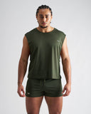 TEAMM8 S.S.C. Muscle Tank - Forest Green