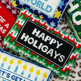 Happy Holigays Needlepoint Pillow