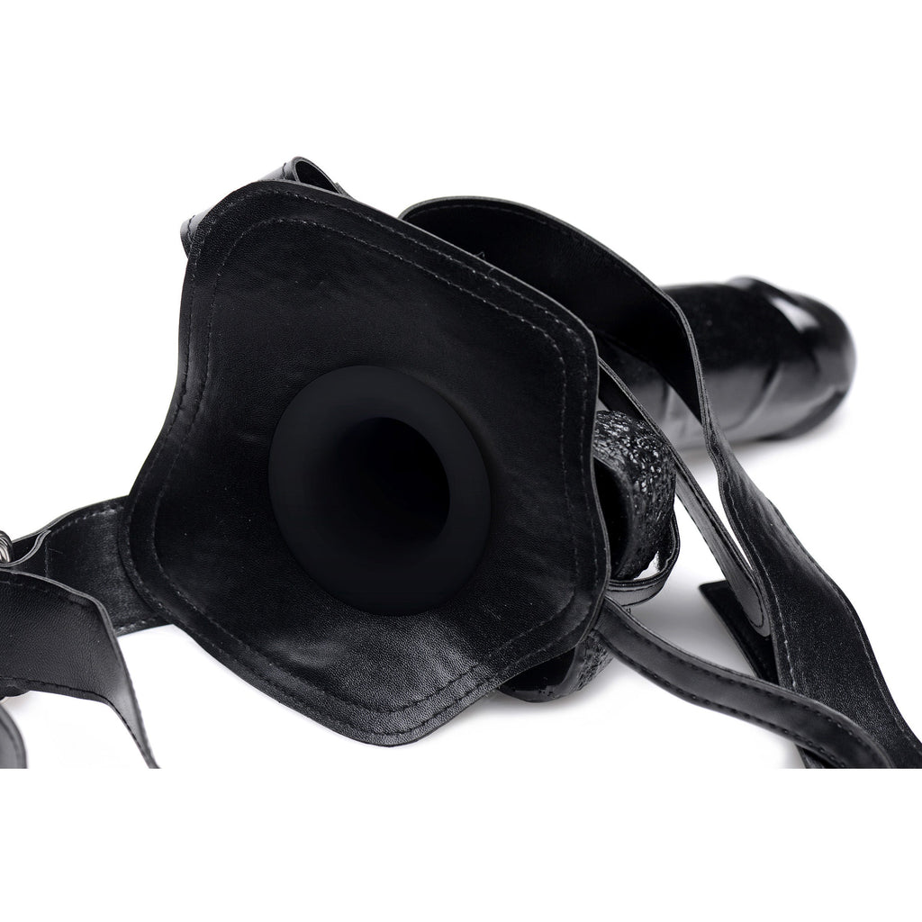Infiltrator II Hollow Strap-on and 9 Inch Dildo