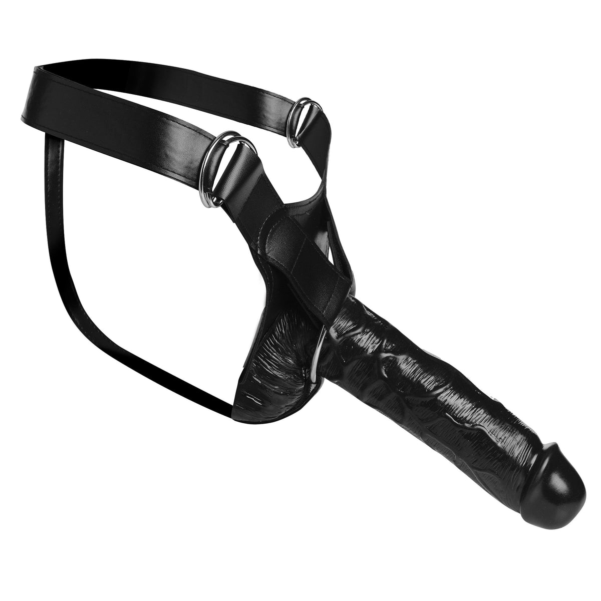 Infiltrator Hollow Strap-on With 10 inch Dildo