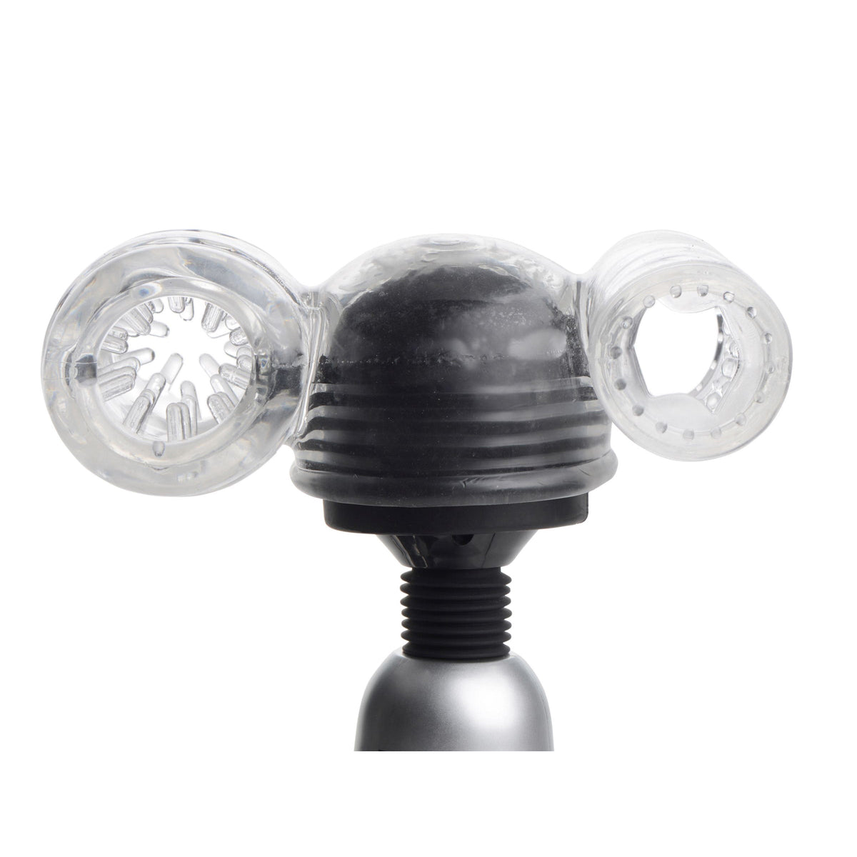 Wand Essentials Twin Turbo Strokers 2 in 1 Wand Attachment for Men