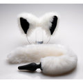 Tailz White Fox Tail Anal Plug and Ears Set