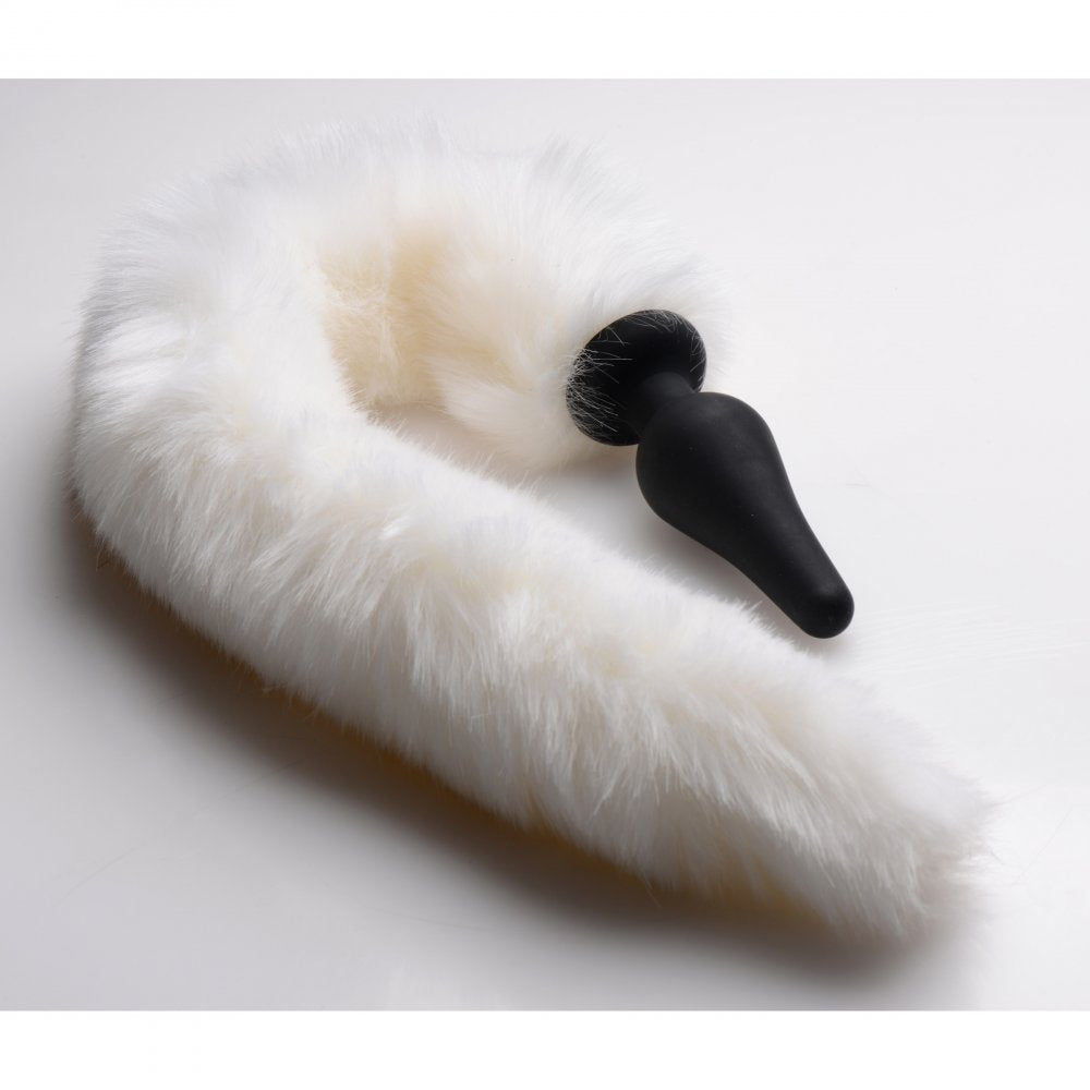 Tailz White Fox Tail Anal Plug and Ears Set