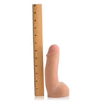Loadz Squirting Dildo - 7 Inch with Reservoir in Balls - Light