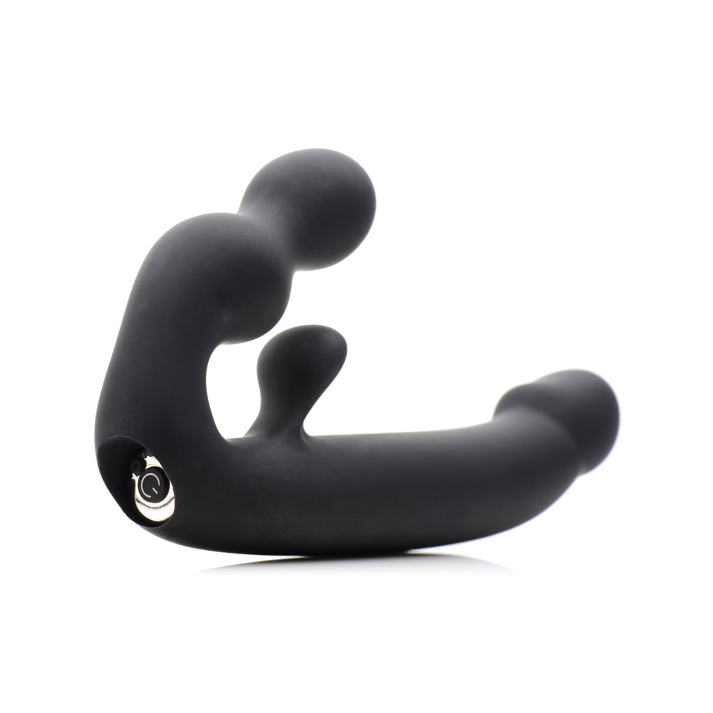 Strap U Tri-Volver Rechargeable Strapless Strap On