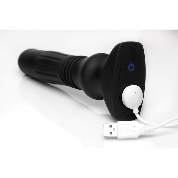 Thunderplugs Silicone Swelling & Thrusting Plug with Remote Control