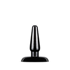Anal Adventures Basic Black 4.25-Inch Anal Plug