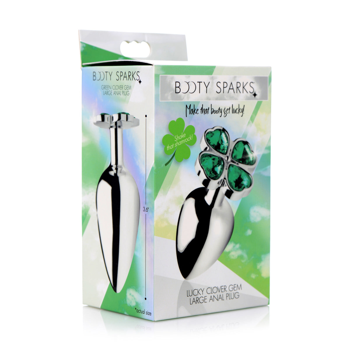 Lucky Clover Gem Large Anal Plug