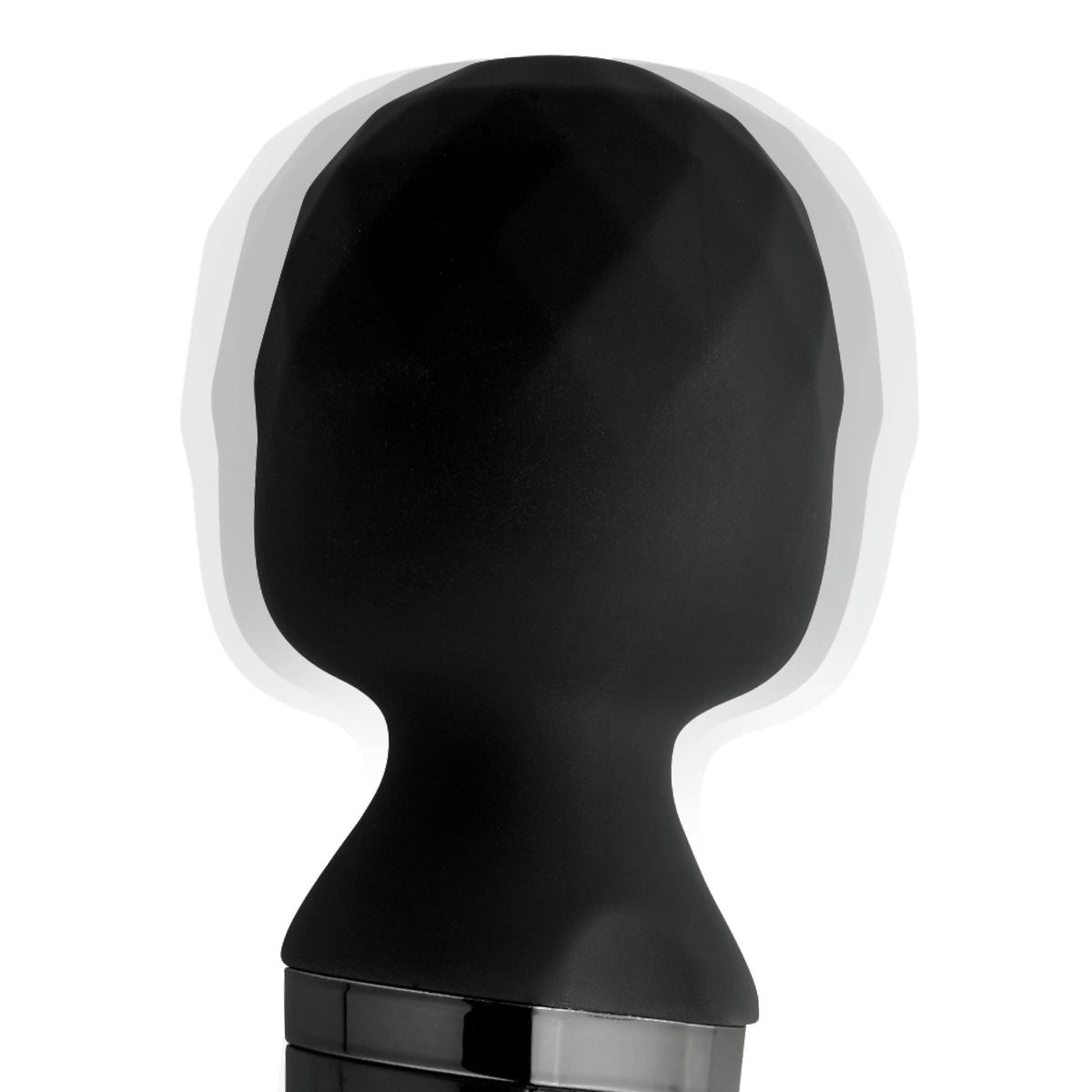 Wand Essentials Diamond Head 24X Rechargeable Silicone Wand Massager