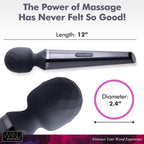 Wand Essentials Diamond Head 24X Rechargeable Silicone Wand Massager