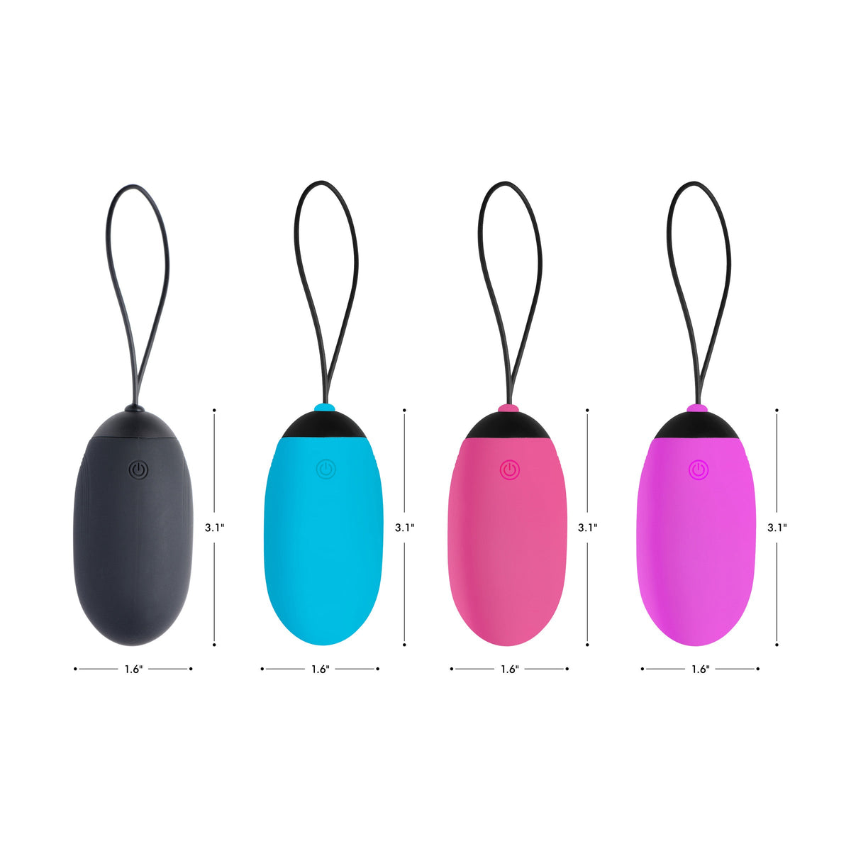 21X XL Silicone Vibrating Egg - Pink