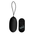 21X XL Silicone Vibrating Egg - Black
