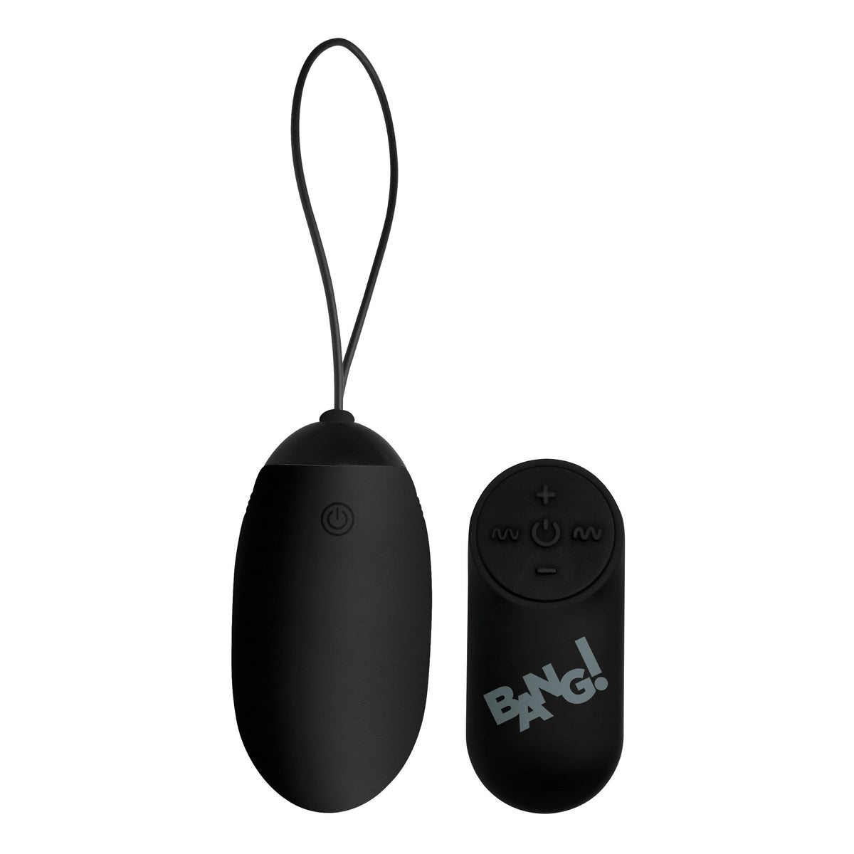 21X XL Silicone Vibrating Egg - Black