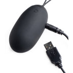 21X XL Silicone Vibrating Egg - Black
