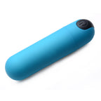 21X Vibrating Bullet with Remote Control - Blue